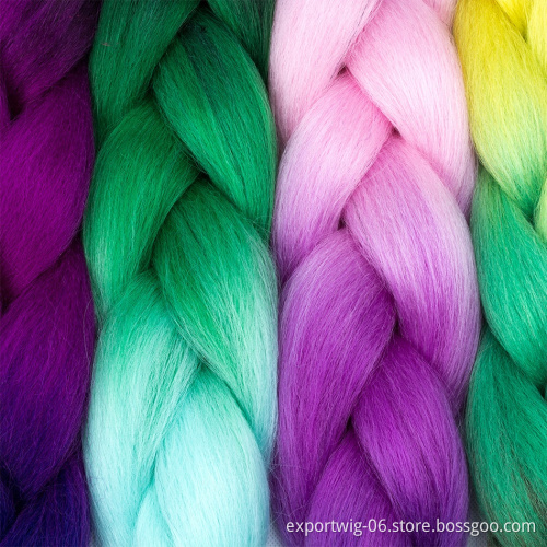 Wholesale synthetic braiding hair in synthetic hair extension african expression private label synthetic braiding hair extension